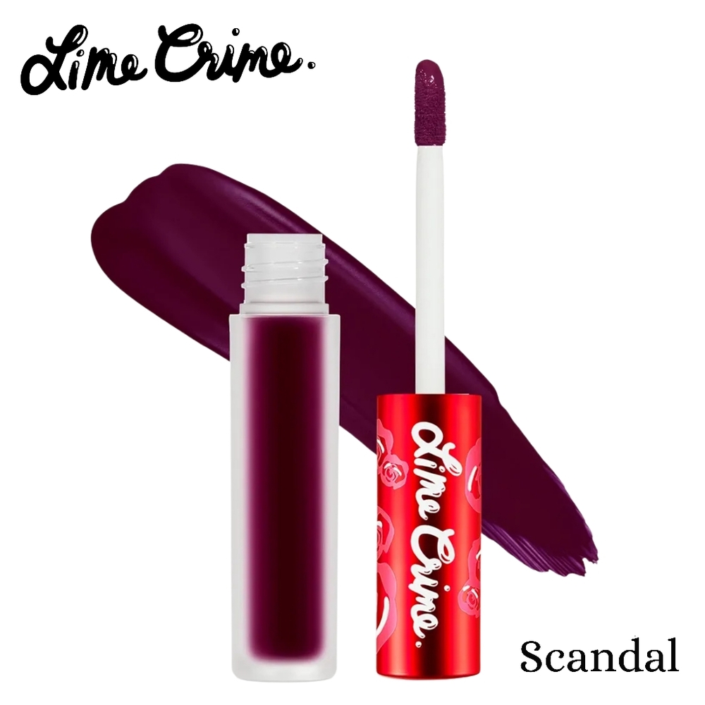 Lime Crime - Velvetines Liquid Matte Lipstick - Scandal - Picture 4 of 7